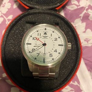 Aeromat Type GMT Arctic Bracelet Watch